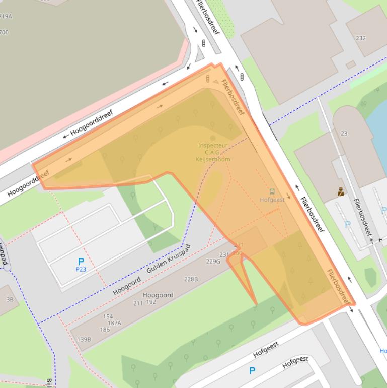 Kaart van postcodegebied 1102CN.