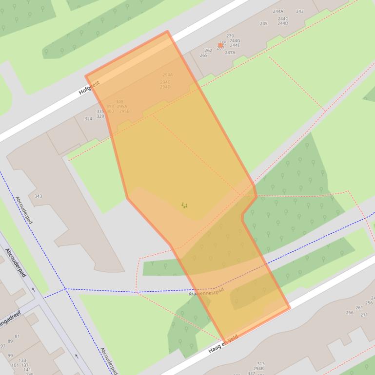 Kaart van postcodegebied 1102EP.