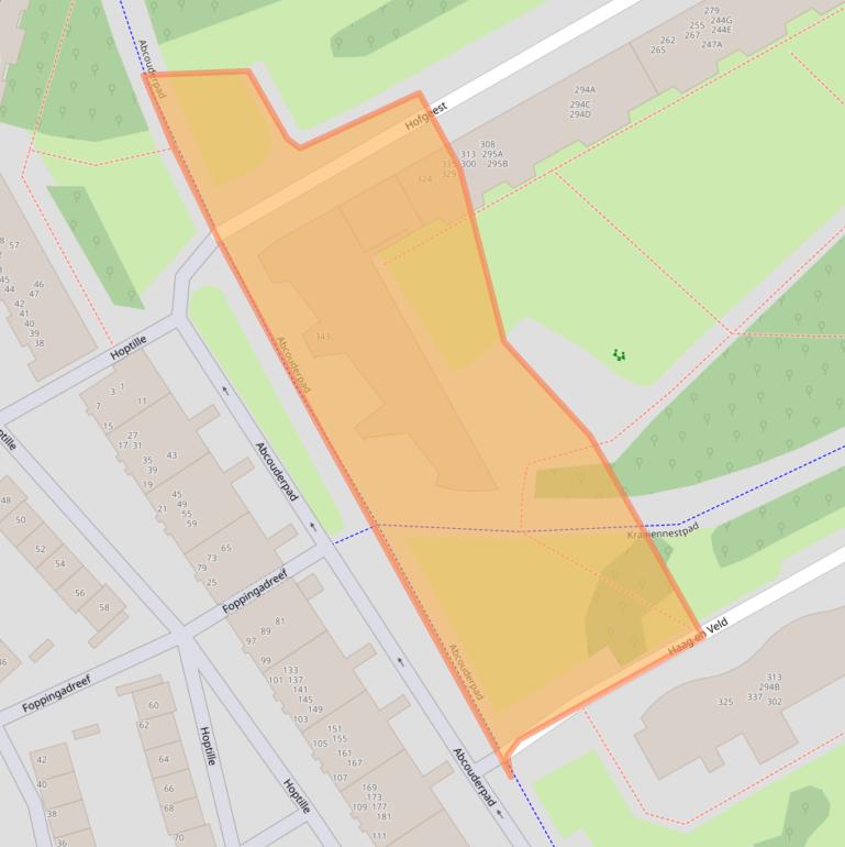 Kaart van postcodegebied 1102ER.