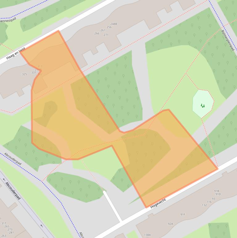 Kaart van postcodegebied 1102GP.