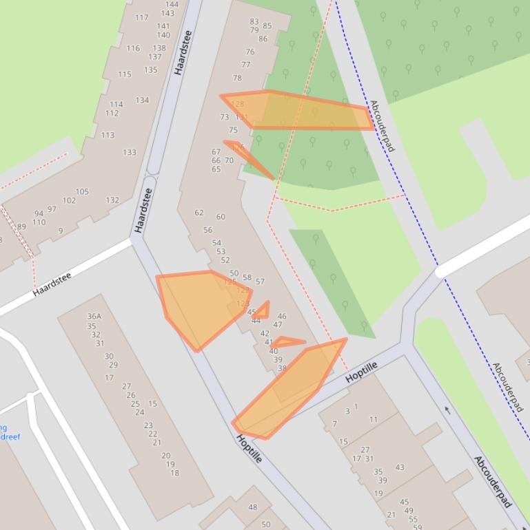 Kaart van postcodegebied 1102NH.