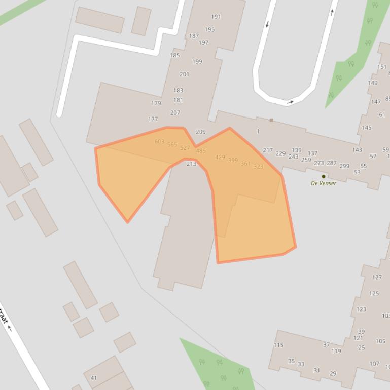 Kaart van postcodegebied 1102RM.