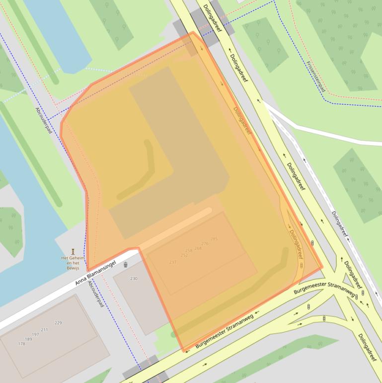 Kaart van postcodegebied 1102SX.