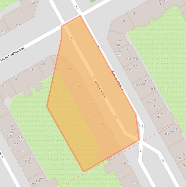 Kaart van postcodegebied 1102VA.