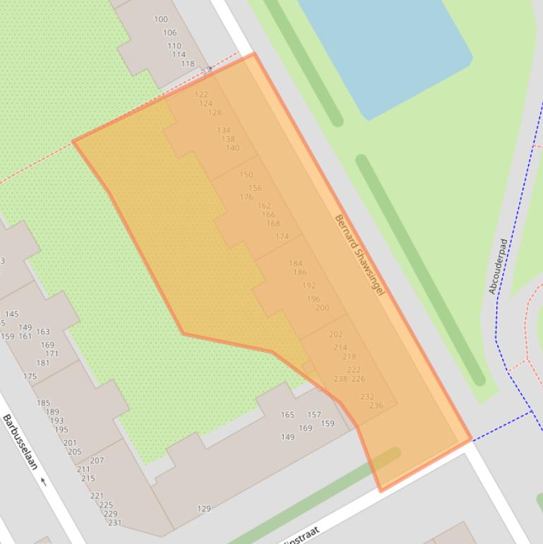 Kaart van postcodegebied 1102VD.