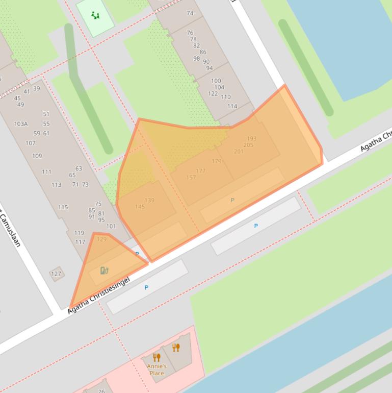 Kaart van postcodegebied 1102VW.