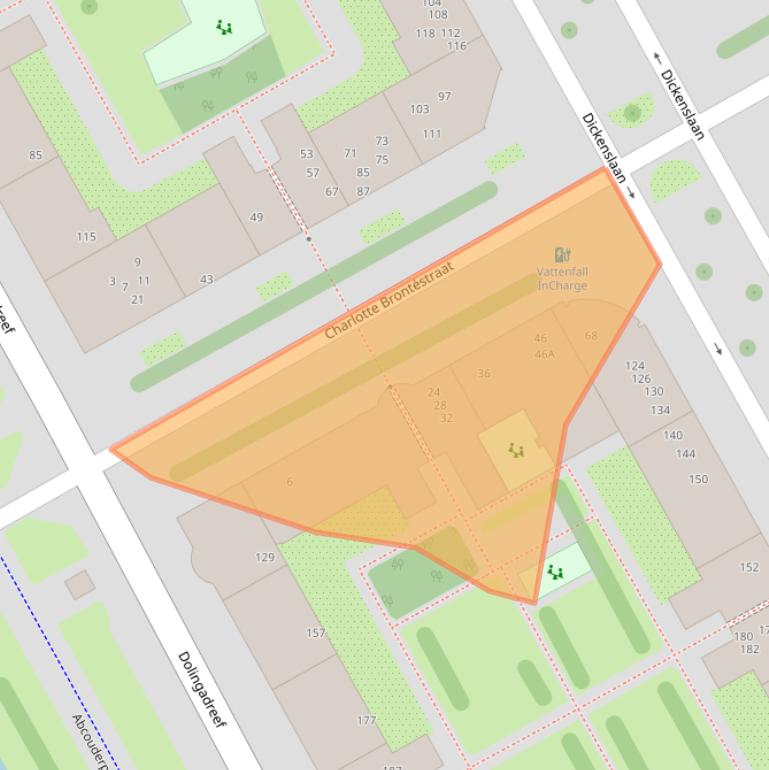 Kaart van postcodegebied 1102XE.