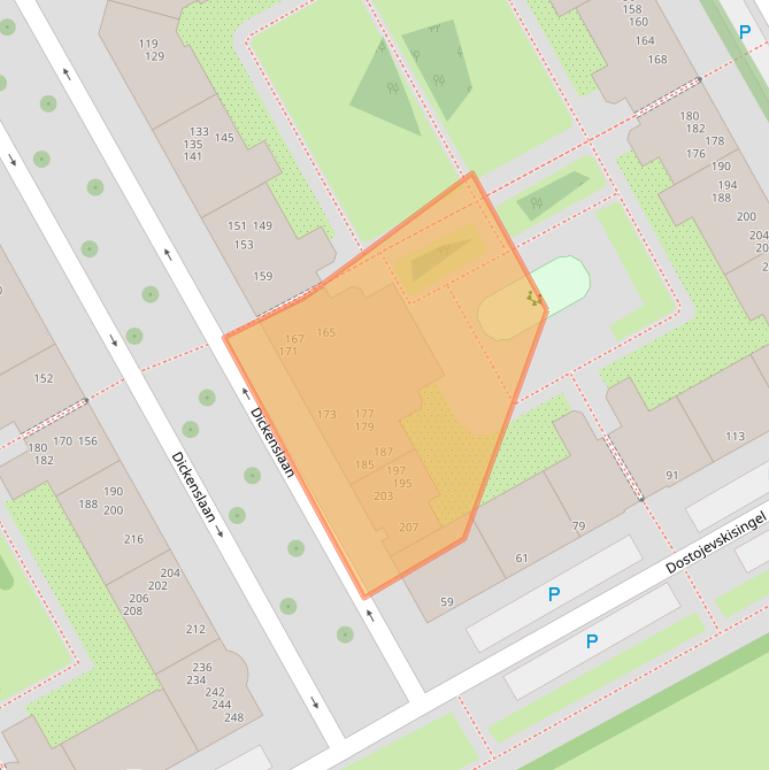 Kaart van postcodegebied 1102XS.