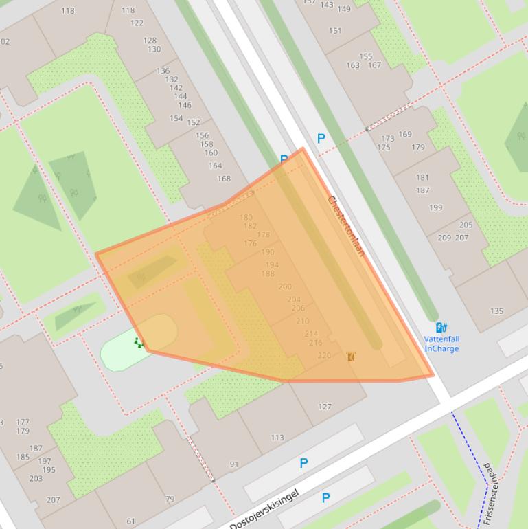 Kaart van postcodegebied 1102ZC.