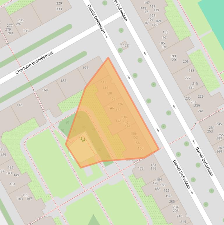 Kaart van postcodegebied 1102ZL.