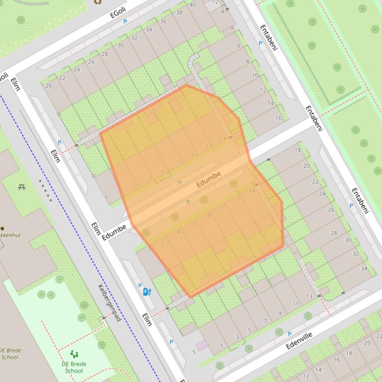 Kaart van postcodegebied 1103AH.