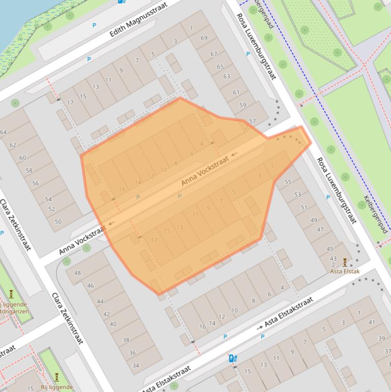 Kaart van postcodegebied 1103DC.