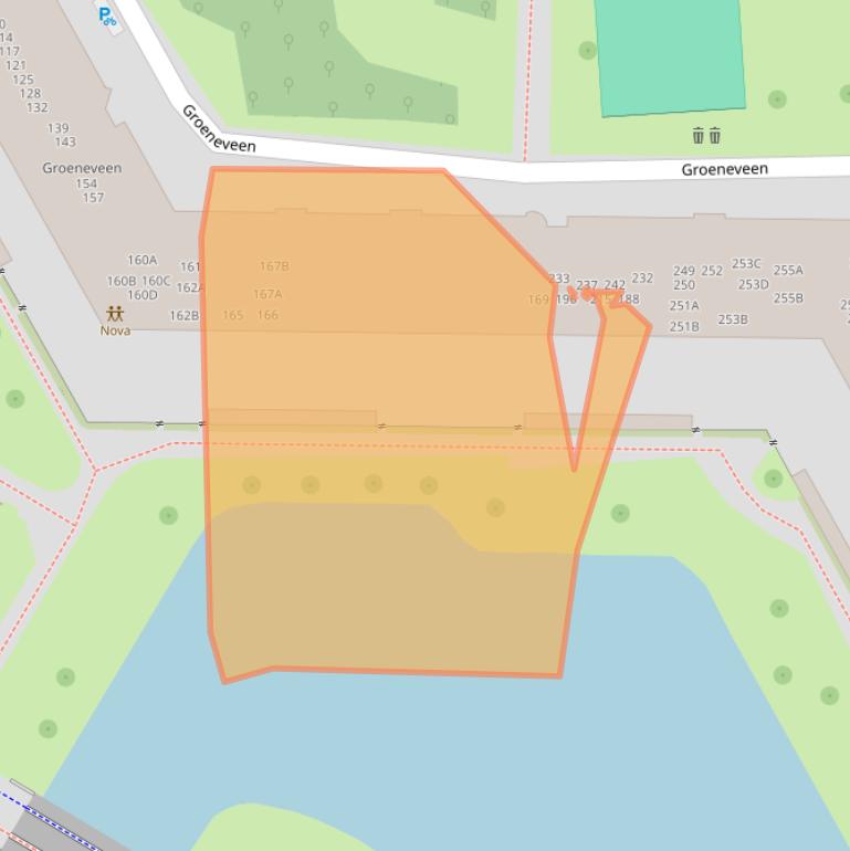 Kaart van postcodegebied 1103EL.