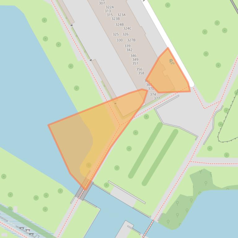 Kaart van postcodegebied 1103GA.