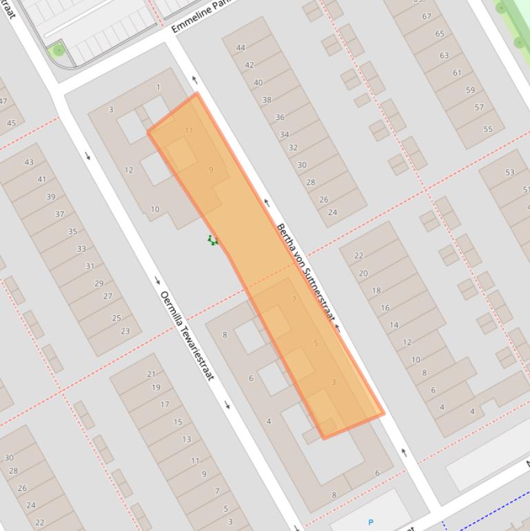 Kaart van postcodegebied 1103MD.
