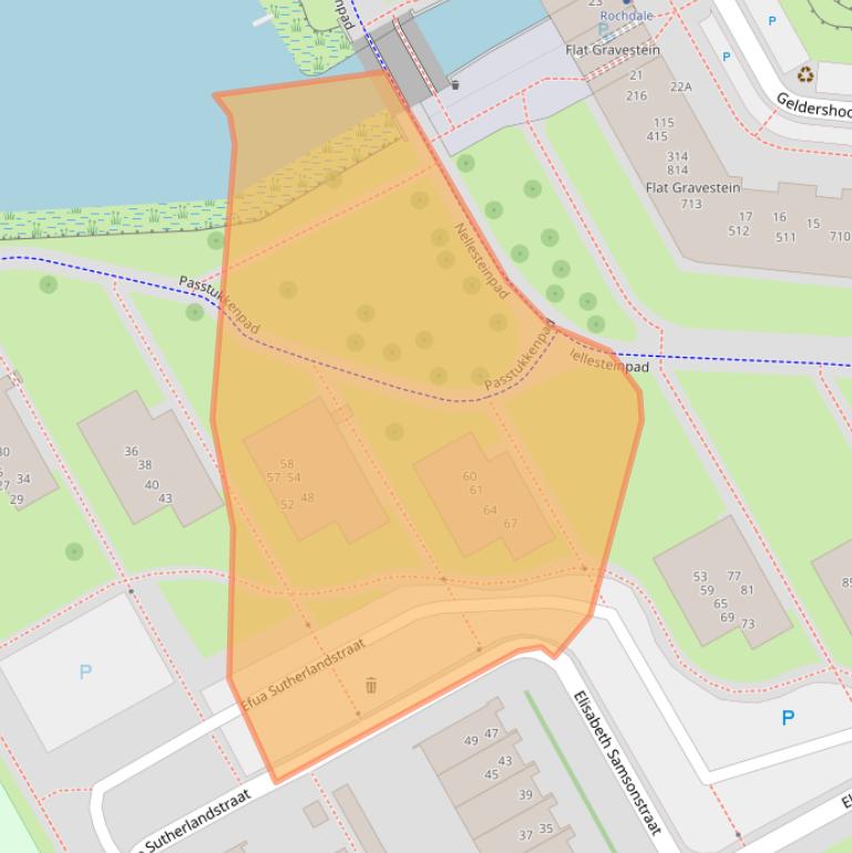 Kaart van postcodegebied 1103MX.