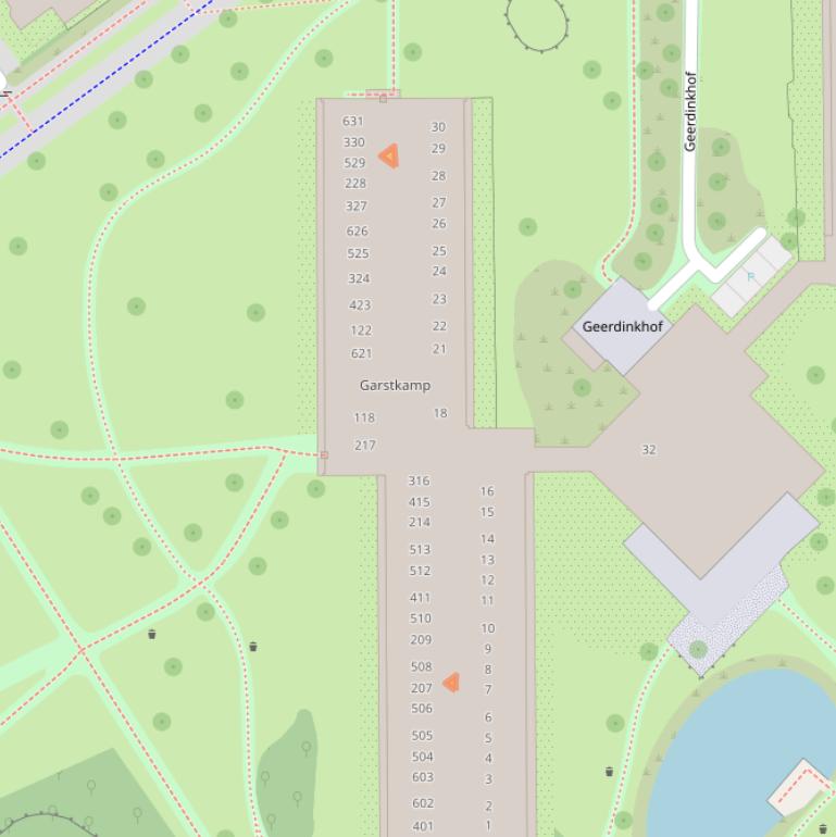 Kaart van postcodegebied 1103PE.