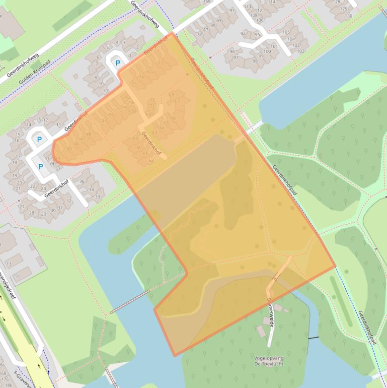 Kaart van postcodegebied 1103PR.