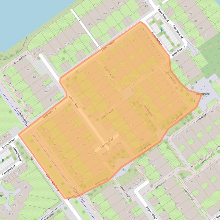 Kaart van postcodegebied 1103RE.