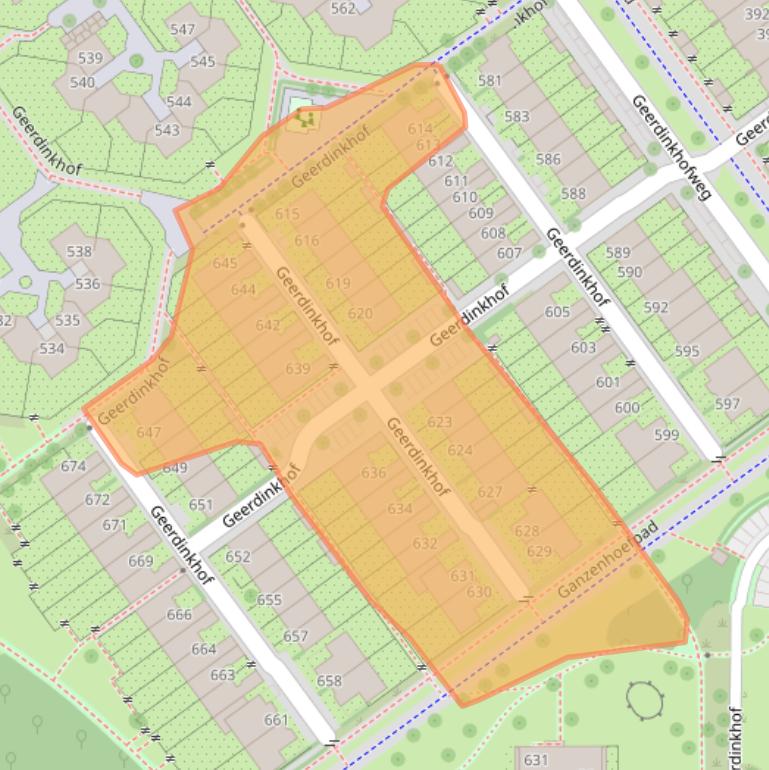 Kaart van postcodegebied 1103RM.