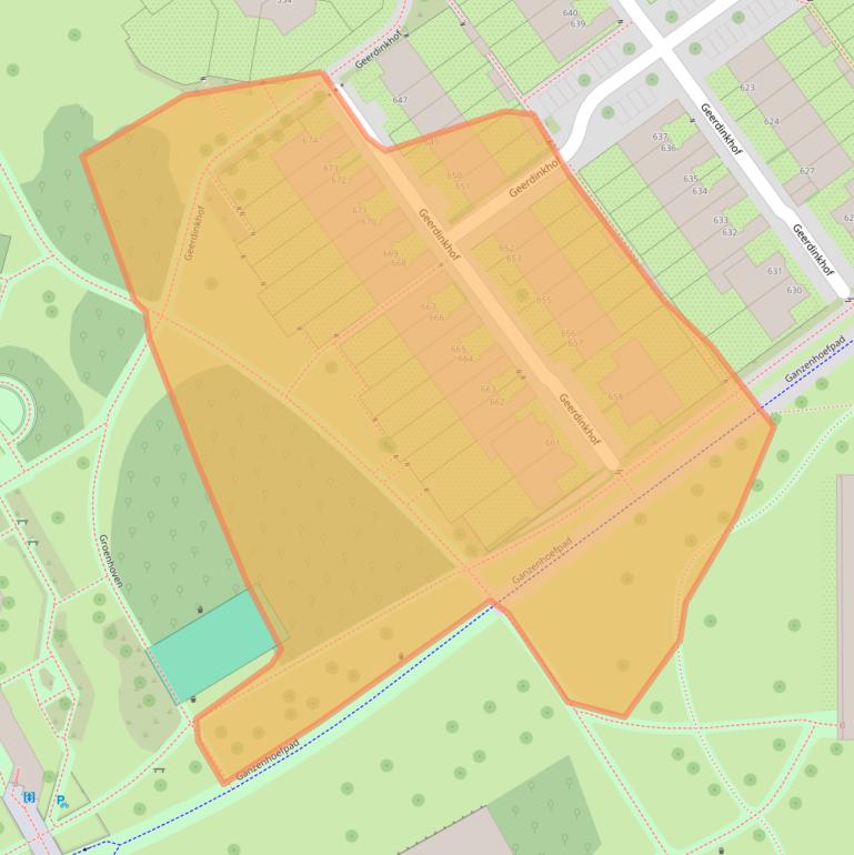 Kaart van postcodegebied 1103RN.