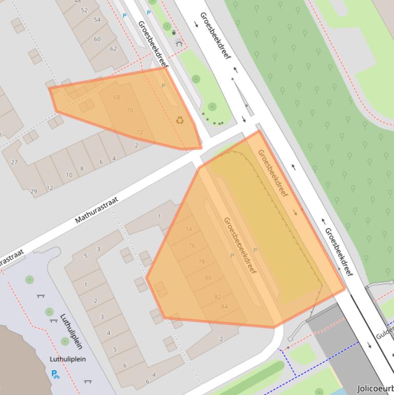 Kaart van postcodegebied 1103TM.