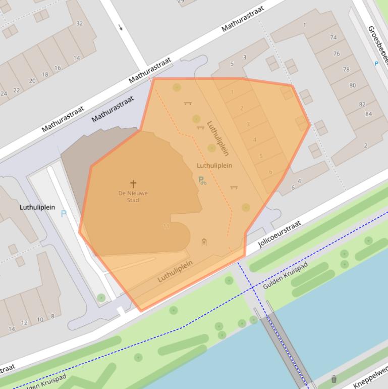 Kaart van postcodegebied 1103TR.