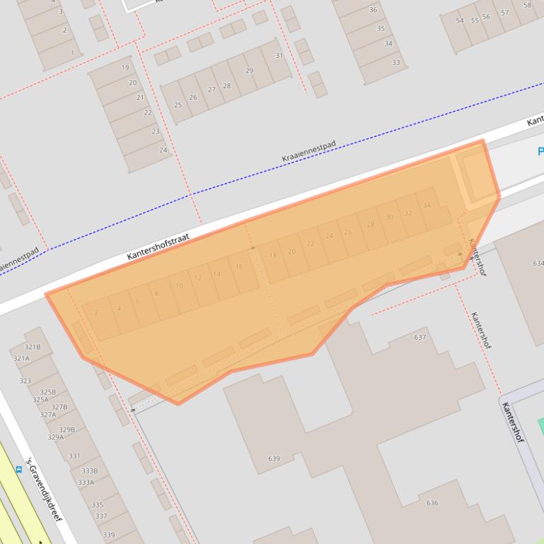 Kaart van postcodegebied 1104DP.