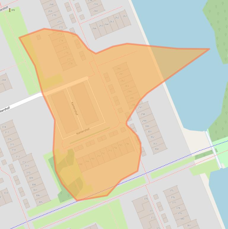 Kaart van postcodegebied 1104GP.