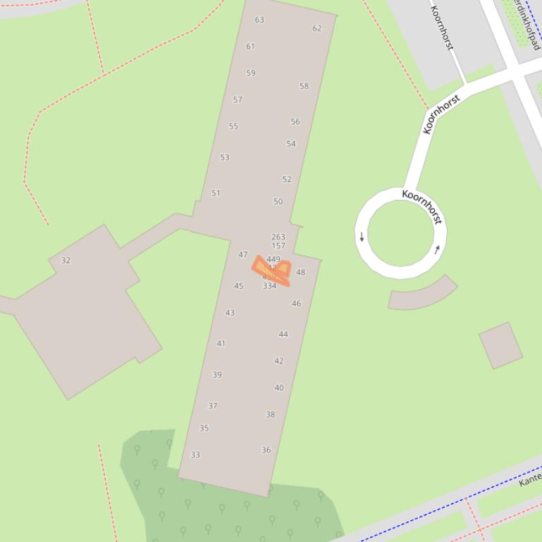 Kaart van postcodegebied 1104JD.