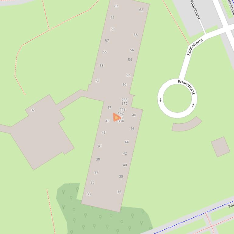 Kaart van postcodegebied 1104JJ.