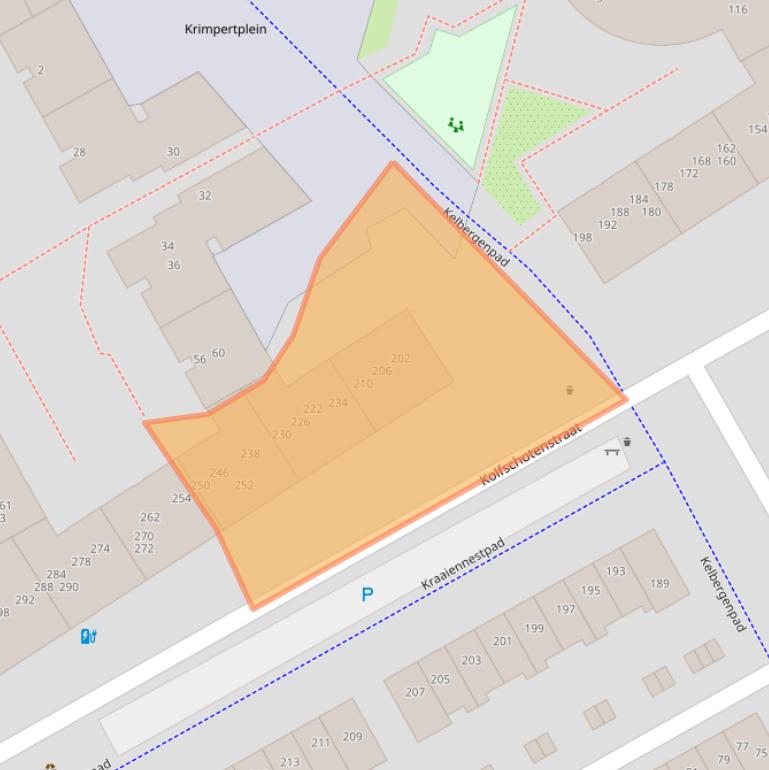 Kaart van postcodegebied 1104PD.