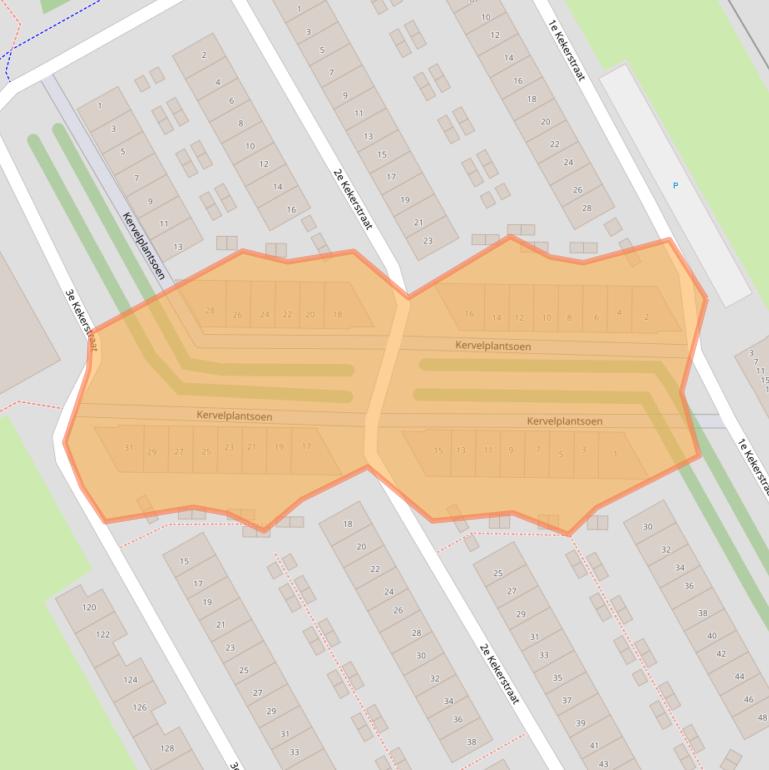 Kaart van postcodegebied 1104VD.