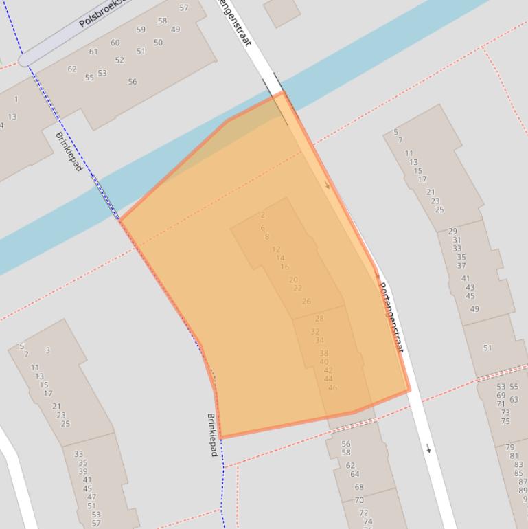 Kaart van postcodegebied 1106CB.