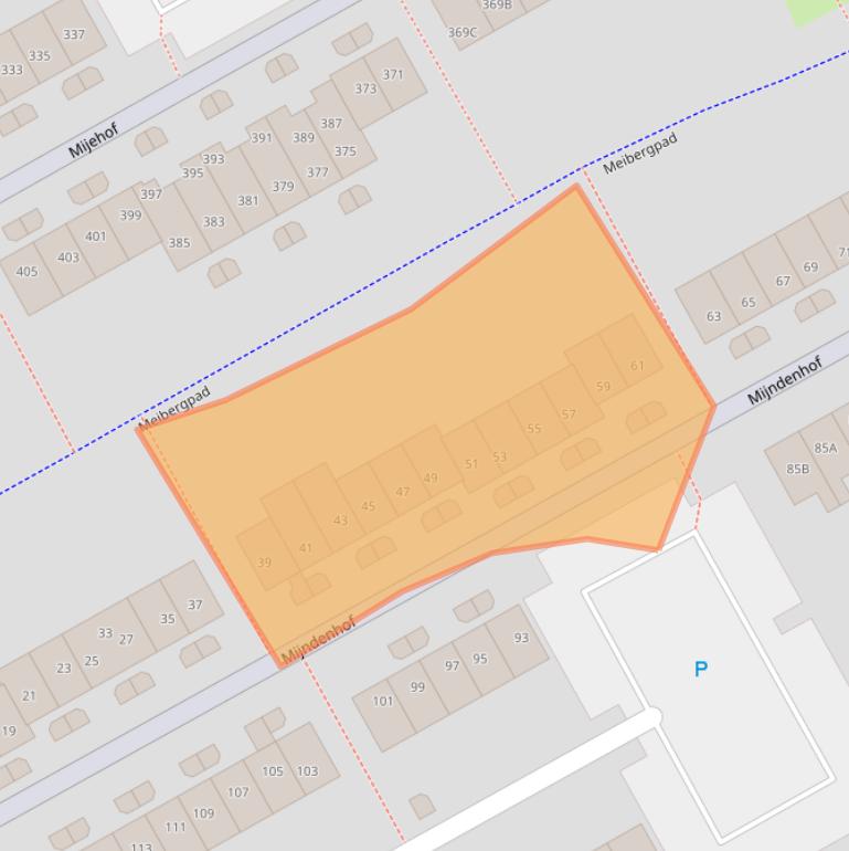 Kaart van postcodegebied 1106GC.