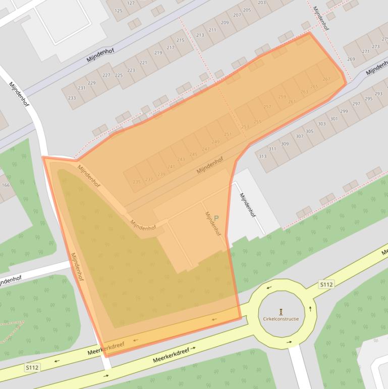 Kaart van postcodegebied 1106GK.