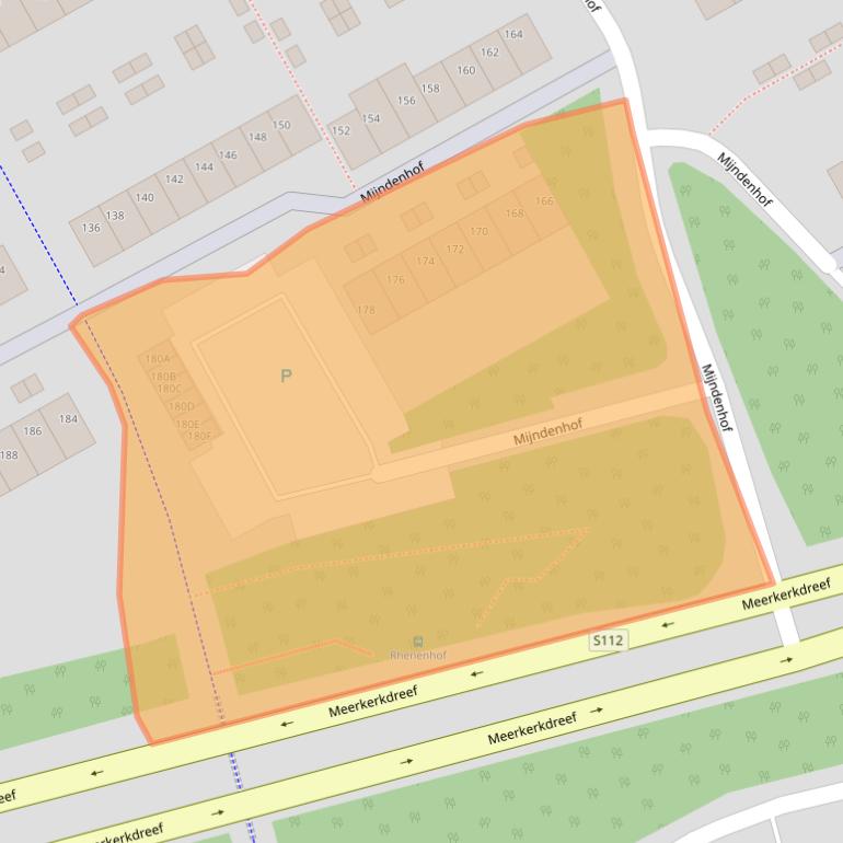 Kaart van postcodegebied 1106GV.