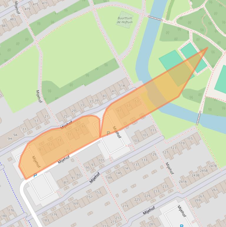 Kaart van postcodegebied 1106HB.