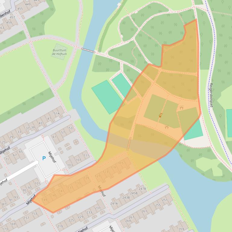 Kaart van postcodegebied 1106HD.