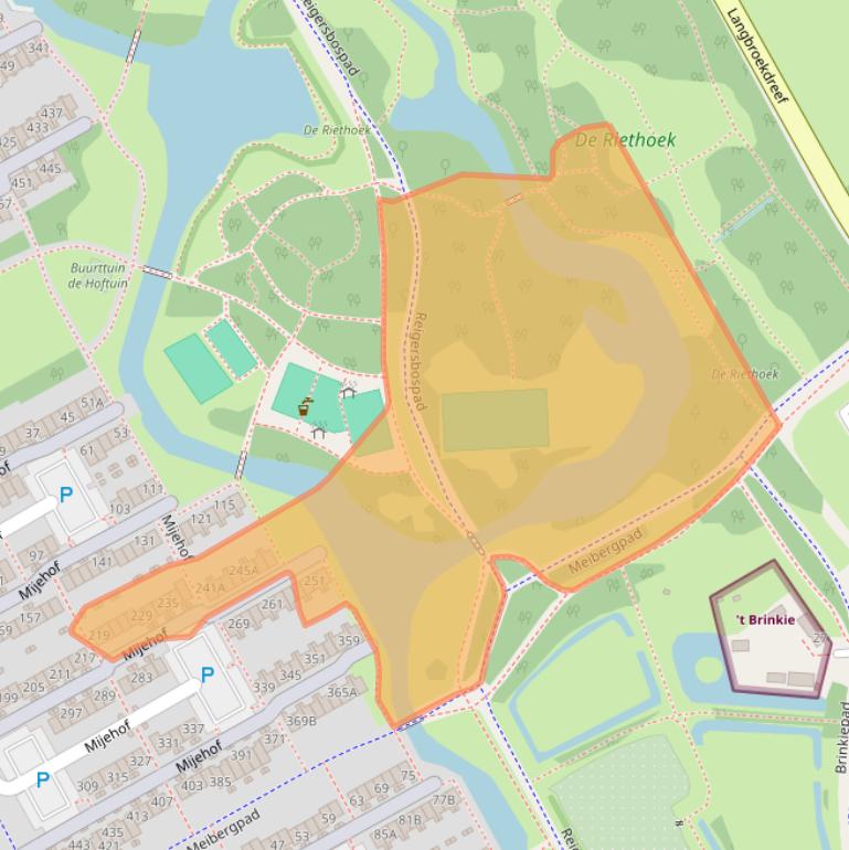 Kaart van postcodegebied 1106HG.