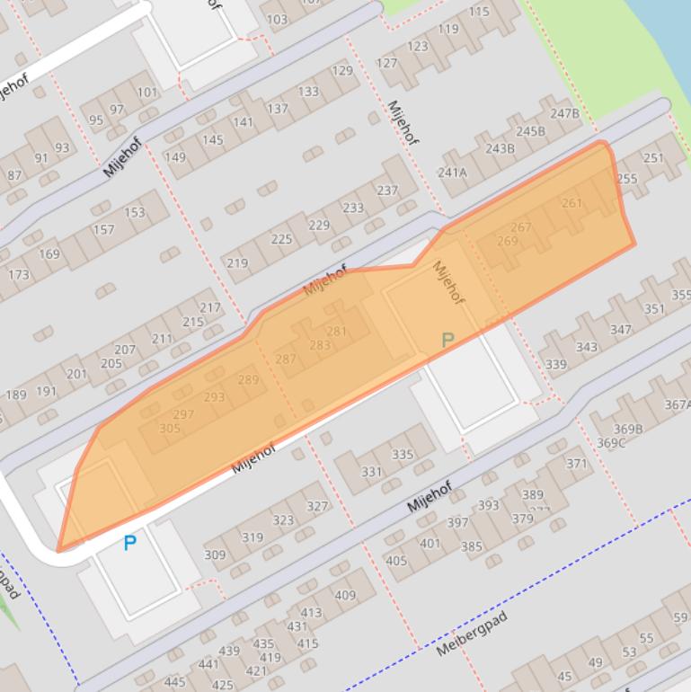 Kaart van postcodegebied 1106HH.