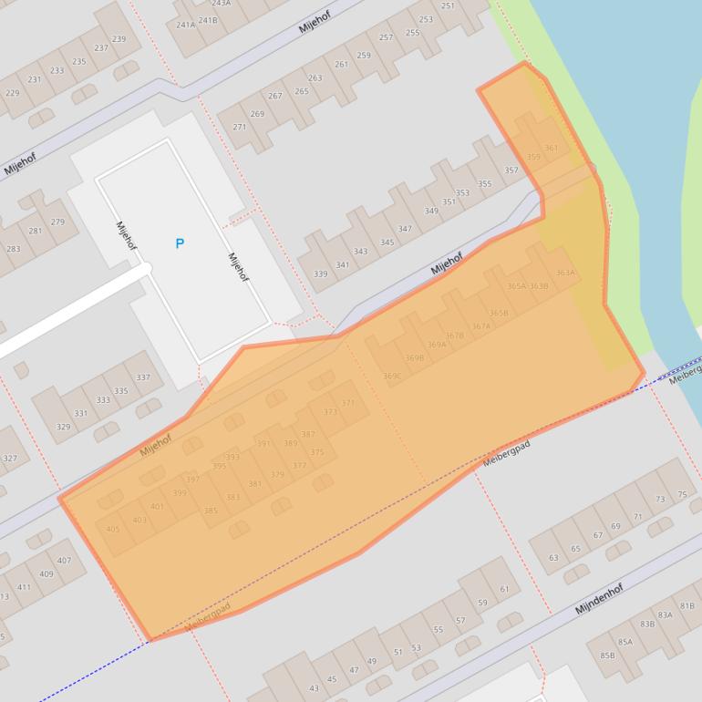 Kaart van postcodegebied 1106HK.