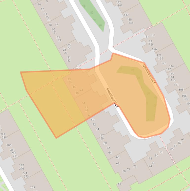 Kaart van postcodegebied 1106JM.