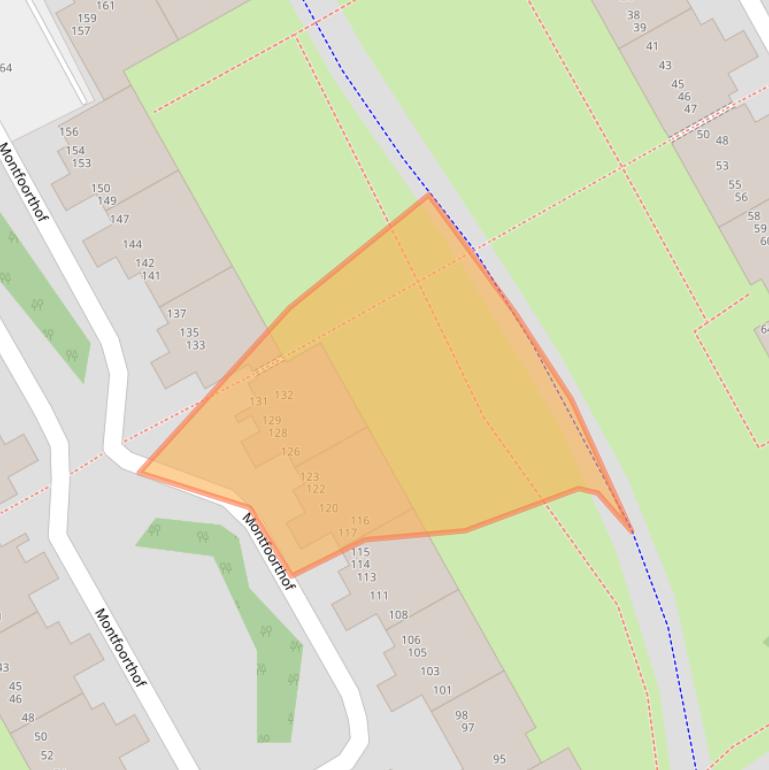 Kaart van postcodegebied 1106JT.