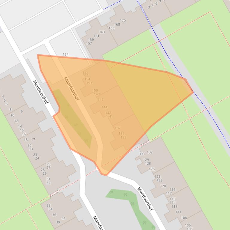 Kaart van postcodegebied 1106JV.