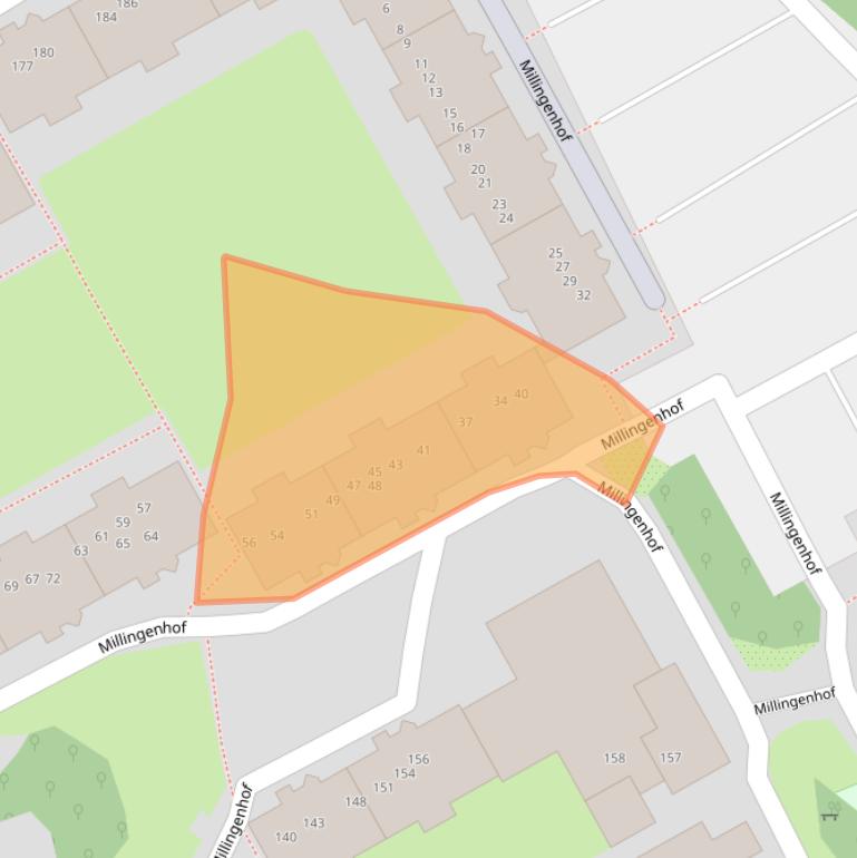 Kaart van postcodegebied 1106KC.