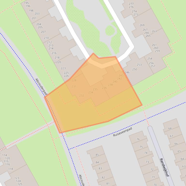 Kaart van postcodegebied 1106KP.