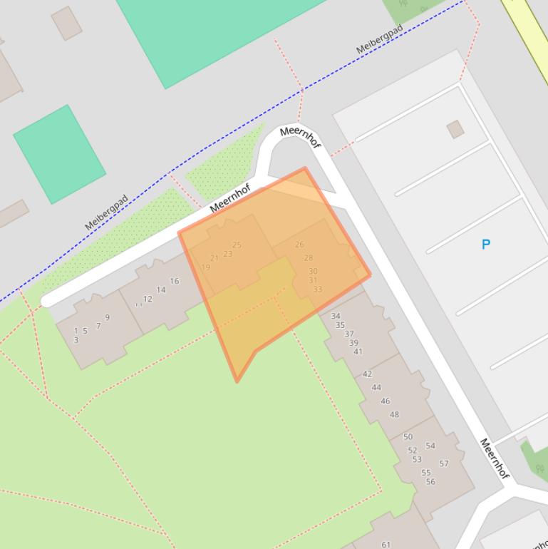 Kaart van postcodegebied 1106LA.