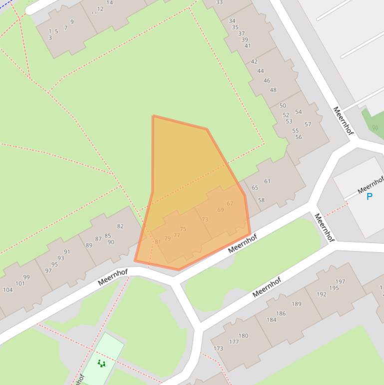 Kaart van postcodegebied 1106LD.