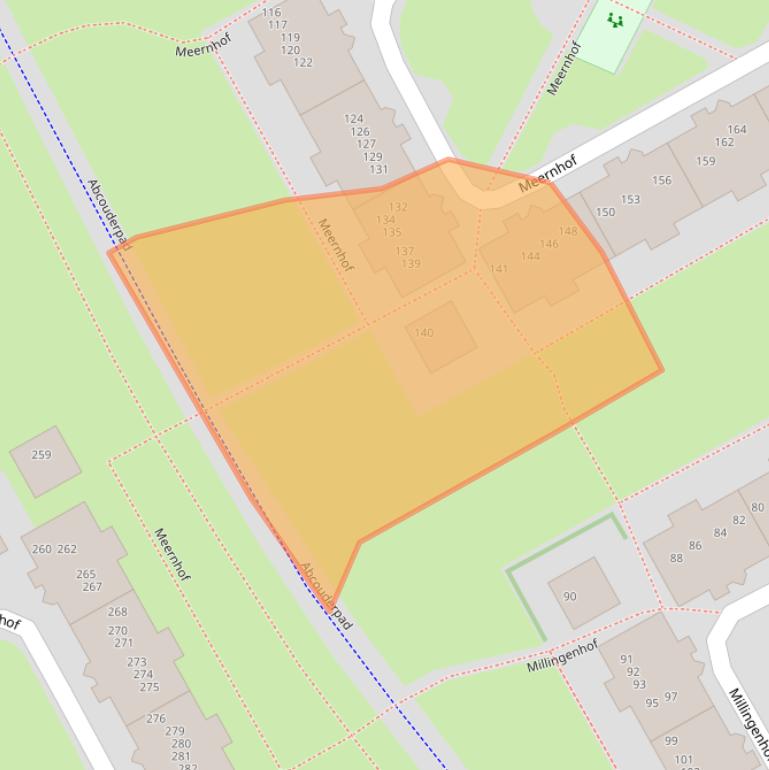 Kaart van postcodegebied 1106LJ.